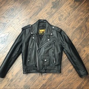 Bonus leather moto jacket